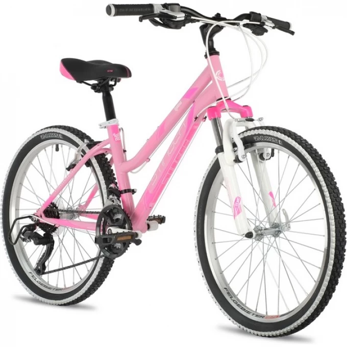 Горный велосипед STINGER LAGUNA EVO SE 27.5" зеленый с рамой 19" 27AHD.LAGUEVO.19GN22