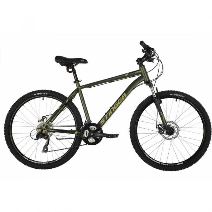 Велосипед STINGER 26" CAIMAN D зеленый, сталь, размер 16" 26SHD.CAIMAND.16GN2- Велосипед STINGER 26" CAIMAN D зеленый, сталь, размер 16" 26SHD.CAIMAND.16GN2-