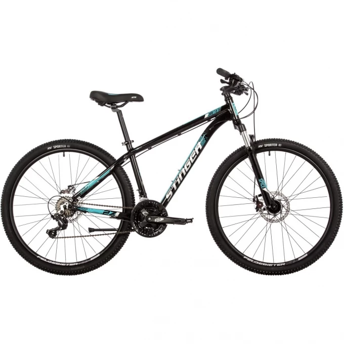 Велосипед STINGER 27.5" ELEMENT EVO черный, алюминий, размер 18" 27AHD.ELEMEVO.18BK4 Велосипед STINGER 27.5" ELEMENT EVO черный, алюминий, размер 18" 27AHD.ELEMEVO.18BK4